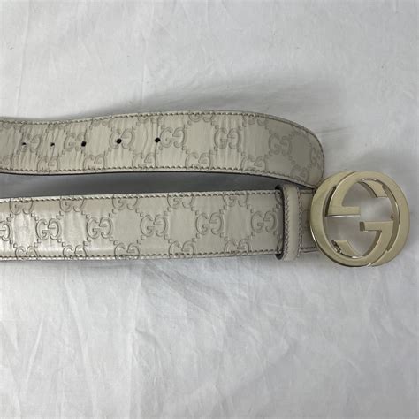 gucci 3 peaces belt|Gucci interlocking belt.